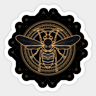 Sacred wasp Sticker